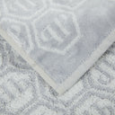Philipp Plein Modern Pattern Terry Bath Towel