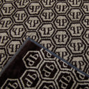 Philipp Plein Modern Pattern Terry Bath Towel