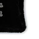 Philipp Plein Crystal Skull Solid Color Velvet Decorative Pillow