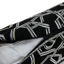 Philipp Plein Chains Plain Colour Jacquard Satin Decorative Cushion