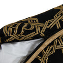 Philipp Plein Chains Plain Colour Jacquard Satin Decorative Cushion