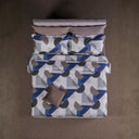 Mirabello Forms Modern Percale Luisiana Duvet Set