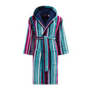 Hooded Terry Cloth Bathrobe Carrara Bora Bora Modern