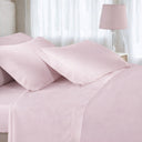 Mirabello Louisiana Solid Color Percale Sheet Set