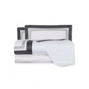 Mirabello Brera Two-Tone Plain Cotton Sateen Sheet Set