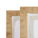 Mirabello Brera Two-Tone Plain Cotton Sateen Sheet Set