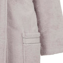 Trussardi Ribbon Solid Color Cotton Hooded Bathrobe