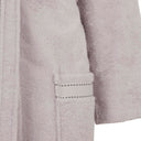Trussardi Ribbon Solid Color Cotton Hooded Bathrobe