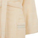 Trussardi Ribbon Solid Color Cotton Hooded Bathrobe