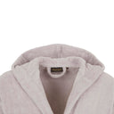 Trussardi Ribbon Solid Color Cotton Hooded Bathrobe
