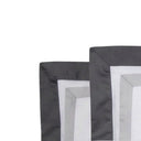 Duvet Cover with Pillowcases Mirabello Brera Two-tone Solid Color Cotton Sateen