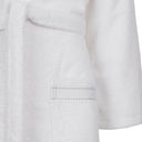 Trussardi Ribbon Solid Color Cotton Hooded Bathrobe