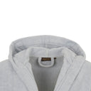Trussardi Ribbon Solid Color Cotton Hooded Bathrobe