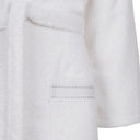 Trussardi Ribbon Solid Color Cotton Hooded Bathrobe