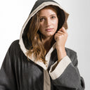 Carrara Fyber Voyage Modern Hooded Terrycloth Bathrobe