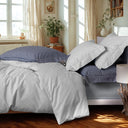 Mirabello Luisiana Polo Geometric Percale Duvet Cover Set with Pillowcases