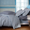 Mirabello Luisiana Polo Geometric Percale Duvet Cover Set with Pillowcases