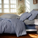 Mirabello Luisiana Polo Geometric Percale Duvet Cover Set with Pillowcases