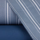 Mirabello Luisiana Oxford Geometric Percale Duvet Cover Set
