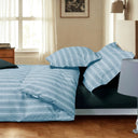 Mirabello Luisiana Oxford Geometric Percale Duvet Cover with Pillowcases