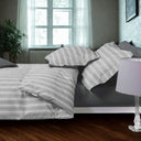 Mirabello Luisiana Oxford Geometric Percale Duvet Cover with Pillowcases