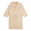 Trussardi Ribbon Solid Color Terry Shawl Bathrobe