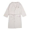 Trussardi Ribbon Solid Color Terry Shawl Bathrobe