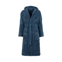Trussardi Ribbon Solid Color Cotton Hooded Bathrobe