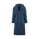Trussardi Ribbon Solid Color Cotton Hooded Bathrobe
