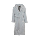Trussardi Ribbon Solid Color Cotton Hooded Bathrobe