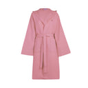 Bellora Bee Solid Color Hooded Waffle Weave Bathrobe
