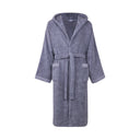Bellora Fiocco Plain Colored Hooded Terrycloth Bathrobe