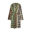 Carrara Barcelona Modern Hooded Terrycloth Bathrobe