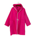 Carrara Cala-rafalet Solid Color Waffle Hooded Bathrobe