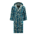 Carrara Gazi Modern Hooded Terrycloth Bathrobe
