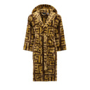 Carrara Gazi Modern Hooded Terrycloth Bathrobe