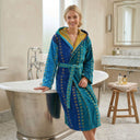 Carrara Ibiza Modern Hooded Terry Bathrobe
