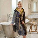 Carrara Ibiza Modern Hooded Terry Bathrobe
