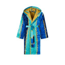 Carrara Madagascar Modern Hooded Terrycloth Bathrobe