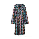 Carrara Glamour Modern Terry Hooded Bathrobe