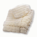 Carrara Fyber Luxury Hooded Solid Color Terrycloth Bathrobe