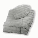 Carrara Fyber Luxury Hooded Solid Color Terrycloth Bathrobe