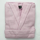 Carrara Fyber Marseille Solid Color Honeycomb Hooded Bathrobe