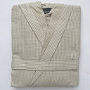 Carrara Fyber Marseille Solid Color Honeycomb Hooded Bathrobe