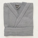 Carrara Fyber Marseille Solid Color Honeycomb Hooded Bathrobe