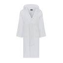 Carrara Fyber Stripes Modern Hooded Terry Bathrobe