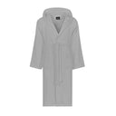 Carrara Fyber Stripes Modern Hooded Terry Bathrobe