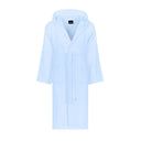 Carrara Fyber Stripes Modern Hooded Terry Bathrobe