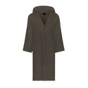 Carrara Fyber Stripes Modern Hooded Terry Bathrobe