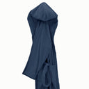 Carrara Fyber Trendy Solid Color Hooded Terrycloth Bathrobe